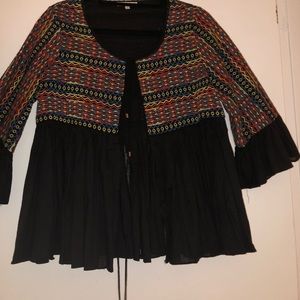 Cute detailed embroidered jacket